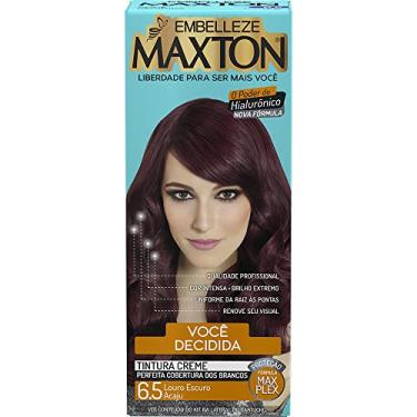 Imagem de MAXTON Tinta de Cabelo Ruiva e Decidida Louro Escuro Acaju 6.5 Kit 6.5 Louro Escuro Acaju