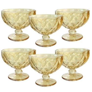 Imagem de Jogo de Taças Luxx Ellegance 320ml 6 und Gold Crystal Metalizado