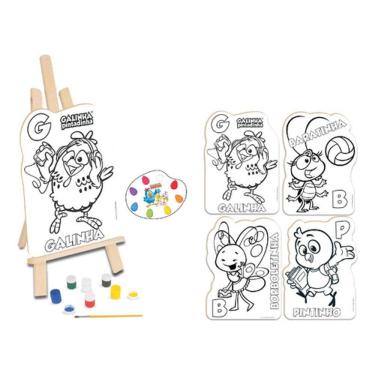 Imagem de Kit de Pintura Galinha Pintadinha - Nig