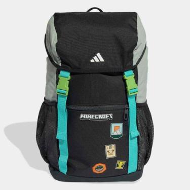 Imagem de Mochila Infantil Adidas Minecraft, Preto, Verde, Único