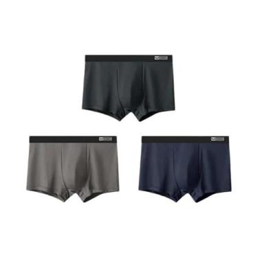 Imagem de Conjunto De 3 Peças De Boxers Masculinos De Algodão Respirável Antibac