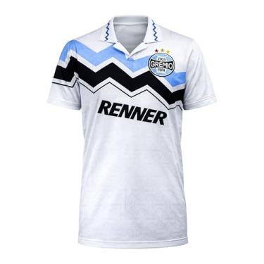 Imagem de Camiseta Grêmio Retrô Liberta 1995 Masculina, Branco, P