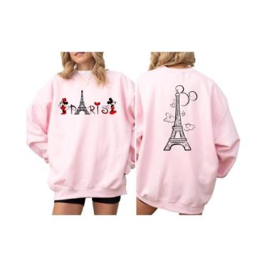 Imagem de Moletom Mickey Minnie Paris, Hoodie De Férias Na Disneyland Paris, Mol
