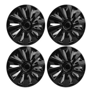 Imagem de aqxreight 4 Peças Calota de Roda de 14 Polegadas de Encaixe Forte e Leve Ajuste para Qualquer Roda de Aço de 14 Polegadas e de Alumínio Adequada para Com Talão de de Carro VEÍCULO de Aço para São