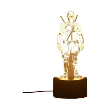 Imagem de Lâmpada LED 3D Do Personagem Ironman Spiderman Da Disney Para Quarto I