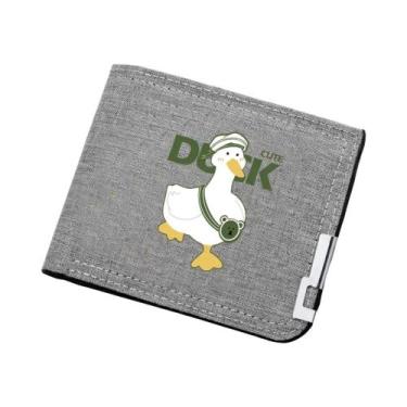 Imagem de Carteira Masculina Ultrafina De Lona Com Múltiplos Slots Para Cartões,