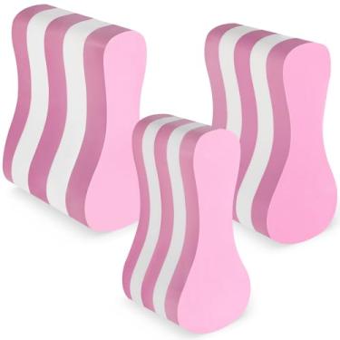 Imagem de Soulchen Pacote com 3 boias de natação, 3 tamanhos, boia de natação com 5 camadas, boia para treinamento de perna, auxílio de natação para treinamento de volta, combo de tração para adultos