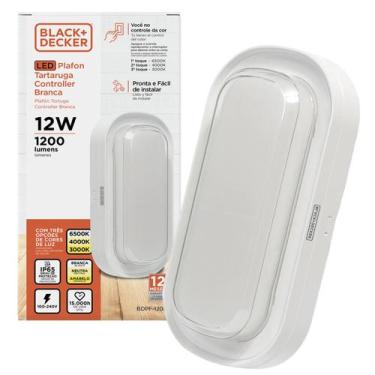 Imagem de Arandela Tartaruga 12W Controle Cor 3000K 4000K 6500K - Black Decker