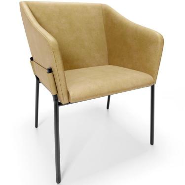 Imagem de Cadeira Para Sala De Jantar Estar Living Olívia L02 Couríssimo Fendi