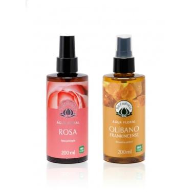 Imagem de Kit Skincare Natural BioEssência - Água Floral de Rosa + Olíbano 200ml - Rejuvenescedor e Tônico Facial