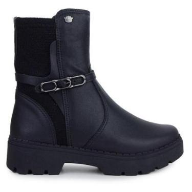 Imagem de Bota Infantil Feminina Pink Cats Preta - V5292-Feminino