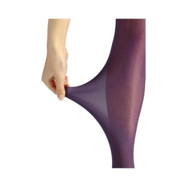 Imagem de Meia-calça Feminina Verde Oliva 80D De Veludo De Alta Elasticidade Tam