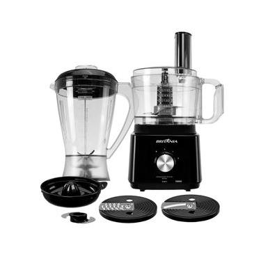 Imagem de Multiprocessador de Alimentos Britânia Turbo 5 em 1 BMP900P com 2 Velocidades + Pulsar 1000W - Preto