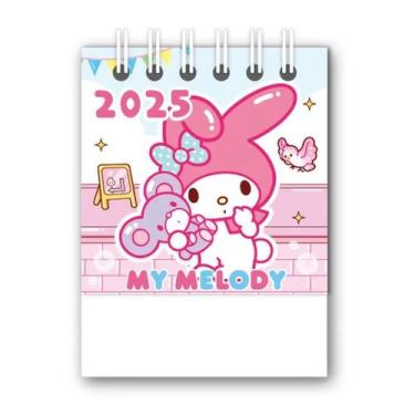 Imagem de Calendário Mini Fofo De Desenho Animado Kuromi Cinnamoroll 2025, Decor