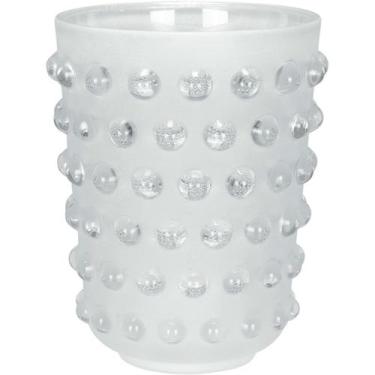 Imagem de Vaso vidro transparente lapidado - HOME&CO