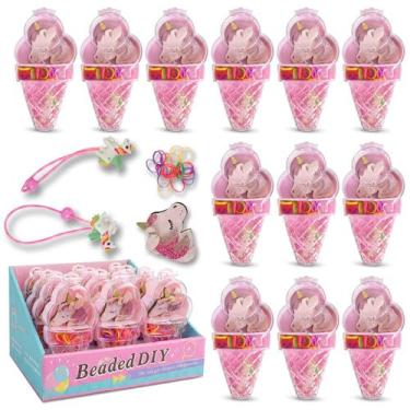 Imagem de Kit 12 Conjuntos De Acessórios Infantil Pulseiras + Presilhas + Elásti