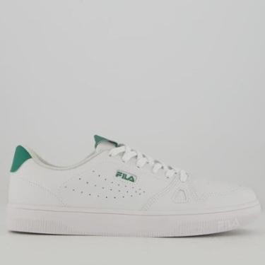Imagem de Tênis Fila Daily Branco e Verde-Masculino