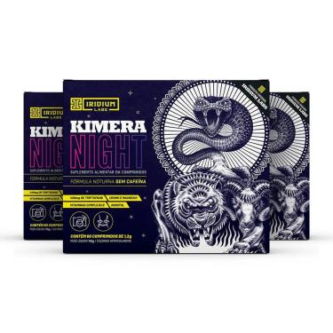 Imagem de Kimera Night - 60 Comps - Kit 3 Caixas - Emagrecimento Noturno Iridium Labs-Unissex