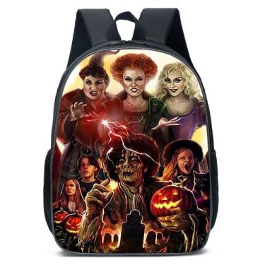 Imagem de Mochila escolar infantil Hocuss Pocuss 3D Poliéster 30x15x40cm - yiwei