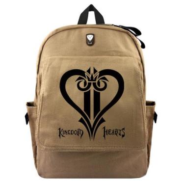 Imagem de Mochila Kingdoms Hearts Ki para crianças, escola ou mala de viagem - y