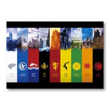 Imagem de Pôster com arte de parede Picture Games Of Thrones Anime Art 51x35,5 c