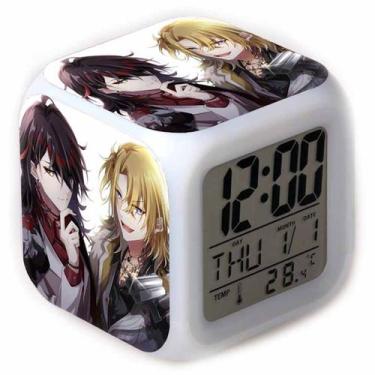 Imagem de Despertador Rainbow Society Luxiem Square LED Digital - yiweisai
