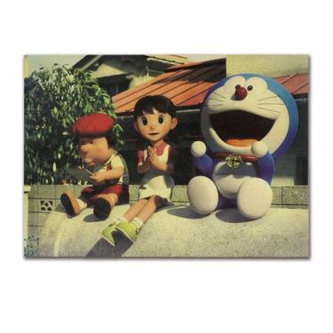 Imagem de Pôster de arte de parede com imagem Doraemons Anime Art 51,5x36cm - yi