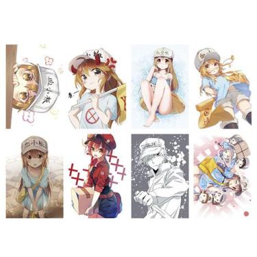 Imagem de Poster Works Cells Anime Art 42x29cm 8 unidades/lote de papel 300g - y