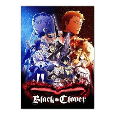 Imagem de Pintura de parede em tela Black Clovers Noells Silvas Anime - yiweisai