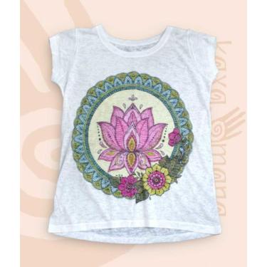Imagem de Camiseta Feminina Hippie Boho Étnica Zen Ioga CACB006 CHCB002 CCCA002 