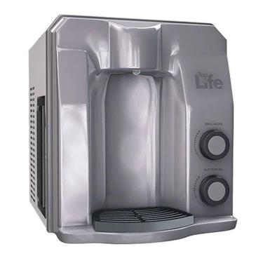 Imagem de Filtro Super Água Alcalina Ionizada Gelada Flex He Top Life Prata 110V