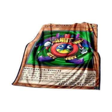 Imagem de Cobertor De Pelúcia Macio Yu Gi Oh Anime Dragão Branco De Olhos Azuis 