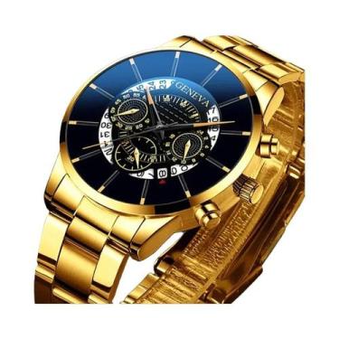 Imagem de Relógio De Pulso Masculino De Quartzo Para Negócios Com Mostrador Anal