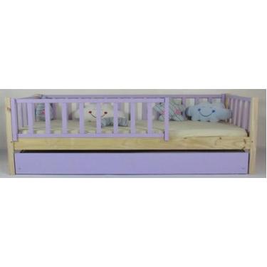 Imagem de Bicama Montessoriana Solteiro Base Colorida Madeira Maciça Pinus - Pip