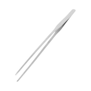 Imagem de Pinça De Aço Inoxidável Para Aquário De 27cm, Reta E Curva, Ferramenta