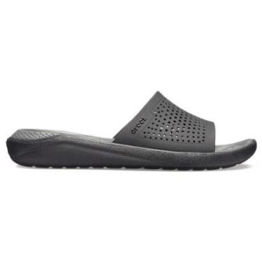 Imagem de Chinelo crocs literide slide black/slate grey-Unissex
