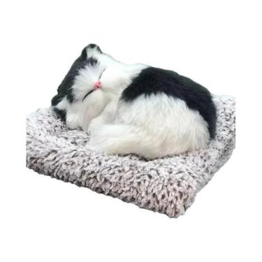 Imagem de Brinquedo De Pelúcia Para Crianças Em Forma De Gato, Gato Dormindo Que