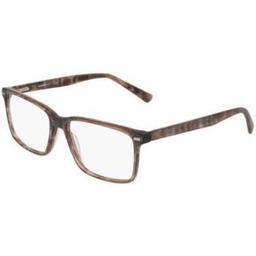 Imagem de Armação de Óculos Marchon NYC M-3031 209 - Marrom Horn 55-Masculino