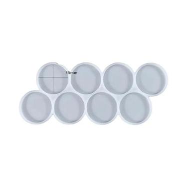 Imagem de Molde Grande De Silicone Redondo De 125-2 Polegadas Para Resina, Joias