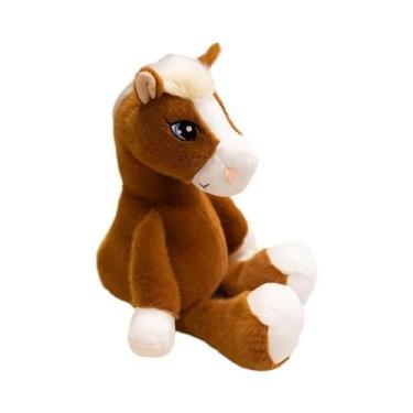 Imagem de Boneca De Pelúcia Cavalo De Olhos Grandes E Fofos De 22cm, Brinquedo D