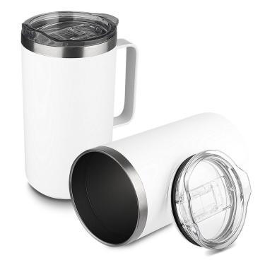 Imagem de Caneca Térmica TPC 750ML para Bebidas Quentes e Frias em Aço Inox com Parede Dupla a Vá...