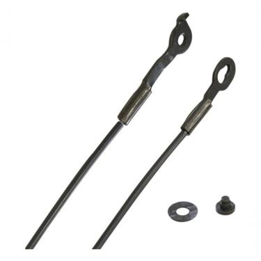 Imagem de Cabo Acionamento Tampa Caçamba Esquerdo F103 para Chevrolet S10 95 a 11 com Fixação Reforçada Universal