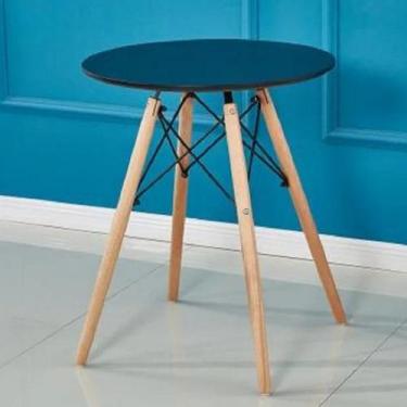 Imagem de Mesa de Jantar Redonda Mdf 70cm Eiffel Eames - Móveis La Bella