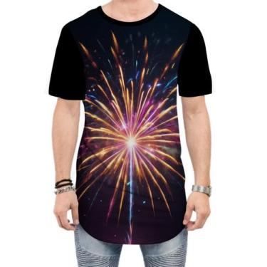 Imagem de Camiseta Longline Fogos de Artifício Rojões Ano Novo 1 - Kasubeck Stor