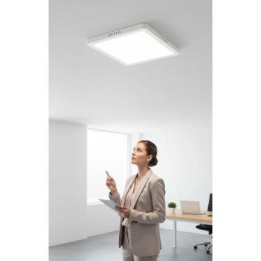 Imagem de Plafon LED 40W 40x40cm Branco Frio Bivolt Economia - Congratulations S