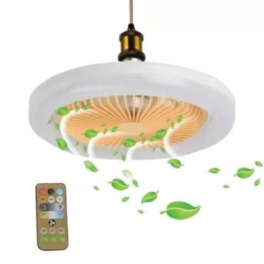Imagem de Lâmpada Ventilador De Teto Led Ajustável Pequena E27 30w Luz Branco-fr