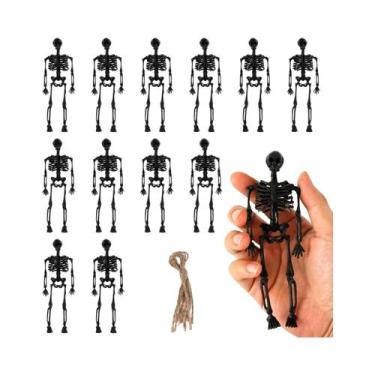 Imagem de Pingentes De Esqueleto De Halloween 6 Peças, Brinquedo De Plástico Em 