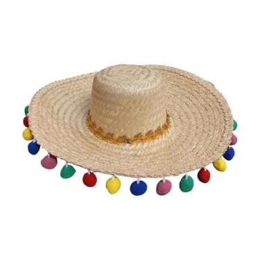Imagem de Chapéu Mexicano Tradicional - Sombrero Colorido - Genérico