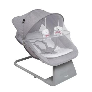 Imagem de Cadeira de Balanço Automático Vivaldi Bouncer Cinza Mescla - 0 meses a