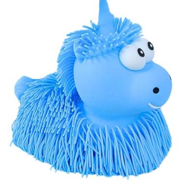 Imagem de Boneco Unicórnio Estica e Aperta brinquedo Anti Stress C/ Luz Azul - C